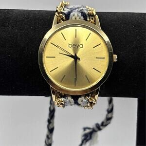 Western Gold Woven Beya Watch